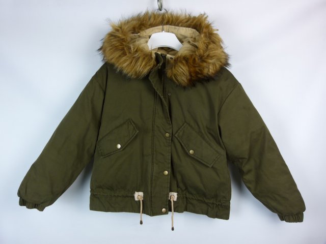 Damska ocieplana kurtka z kapturem / L