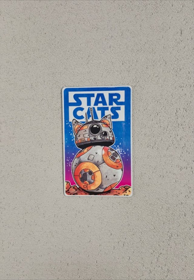 Magnes na lodówkę - KOT BB-8 - Star Wars