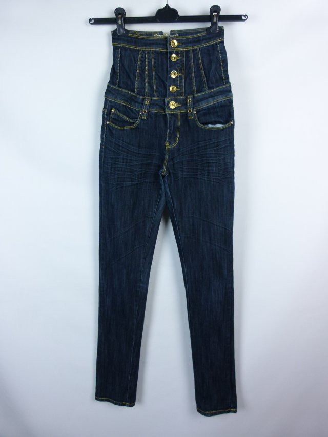 Spodnie PPY Jeans wysoki stan gorset 8 / 36