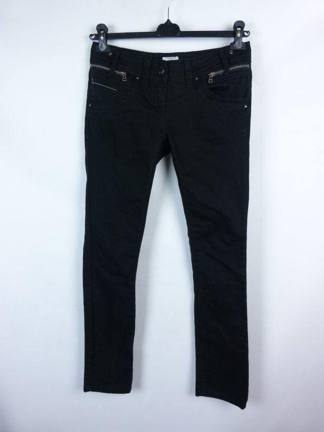 River Island spodnie dżins niski stan straight 10 / 36