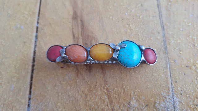 Kolorowa - klamra do włosów