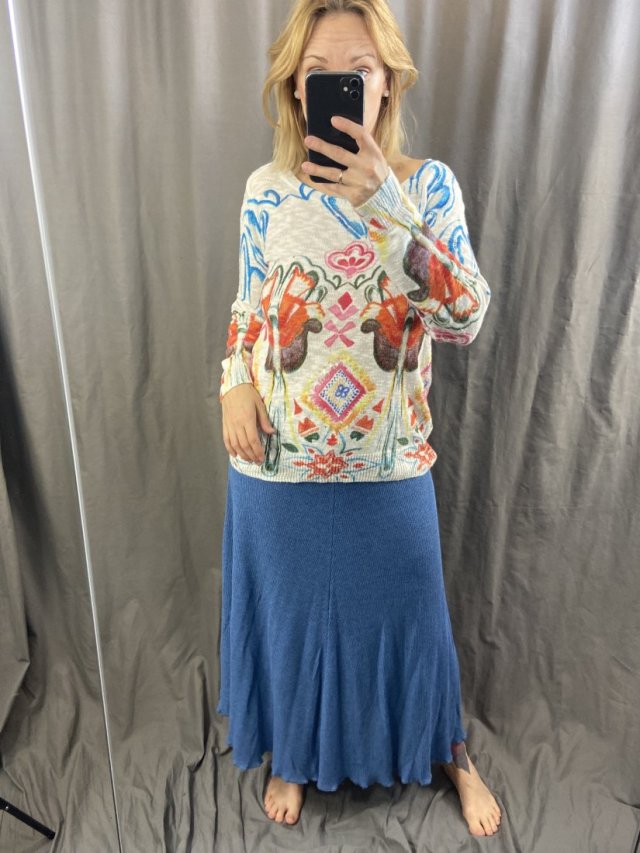 dzianinowa francuska