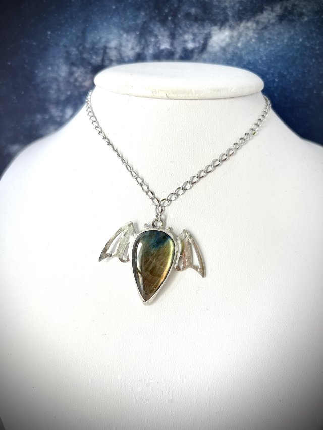 Naszyjnik Labradorite Bat