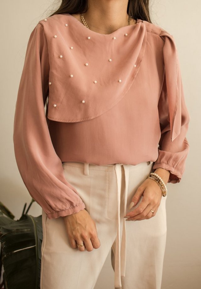 bluzka z perełkami S