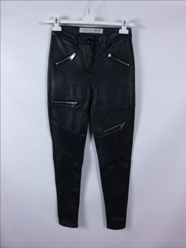 Denim Co spodnie bikery ekoskóra 6 / 34