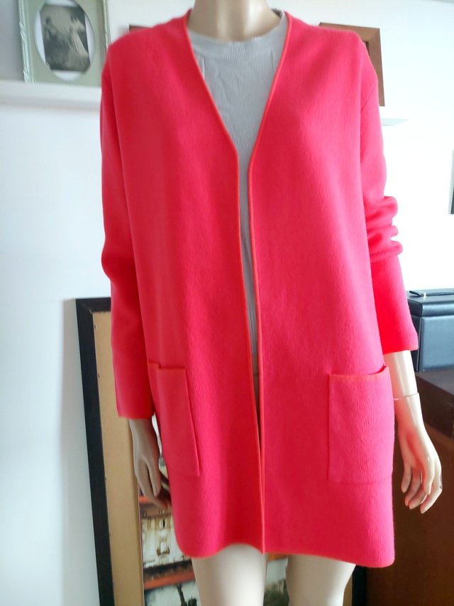 grubszy kardigan z wiskozą