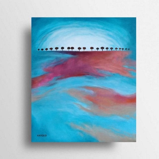 DRZEWA-obraz akrylowy 60/50 cm