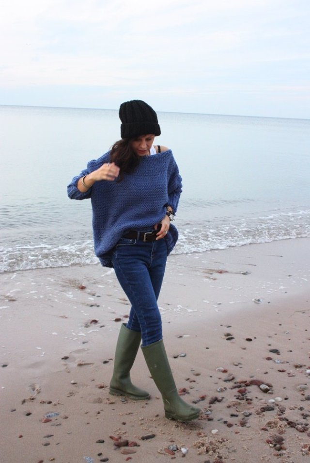 SWETER HANDMADE OVERSIZE