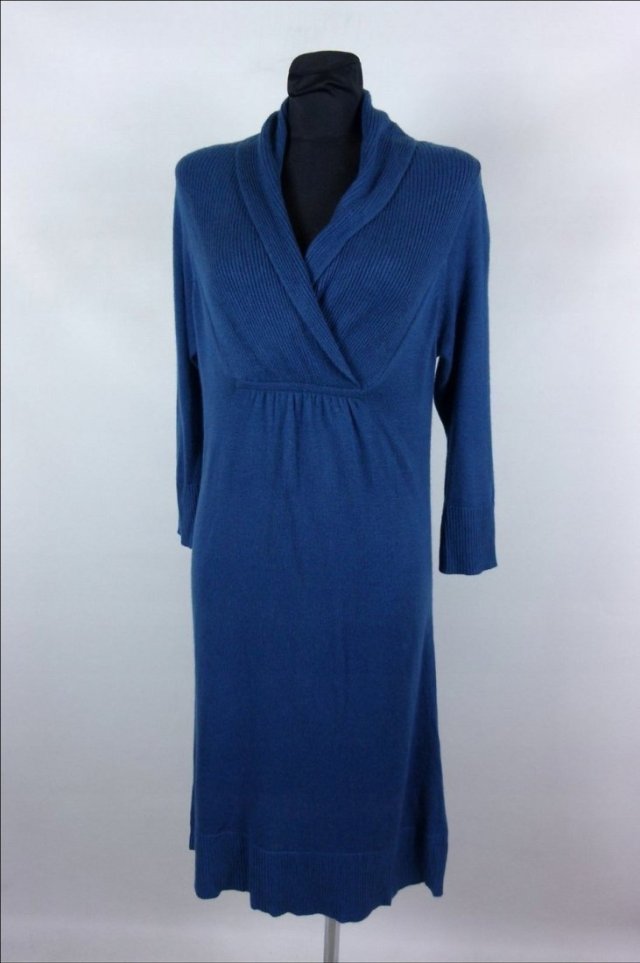 Fever swetrowa dzianinowa sukienka midi / M z metką