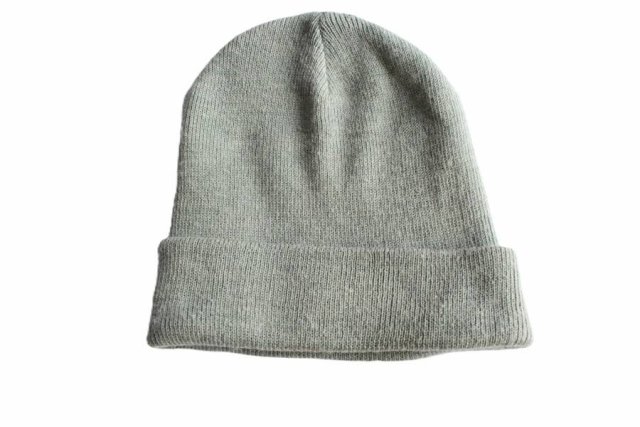 Szałwiowa czapka vintage