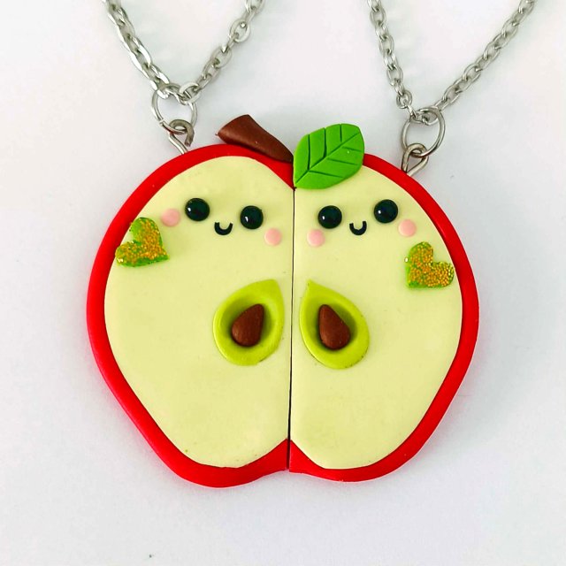 Naszyjnik 2 Kawałki Jabłuszka