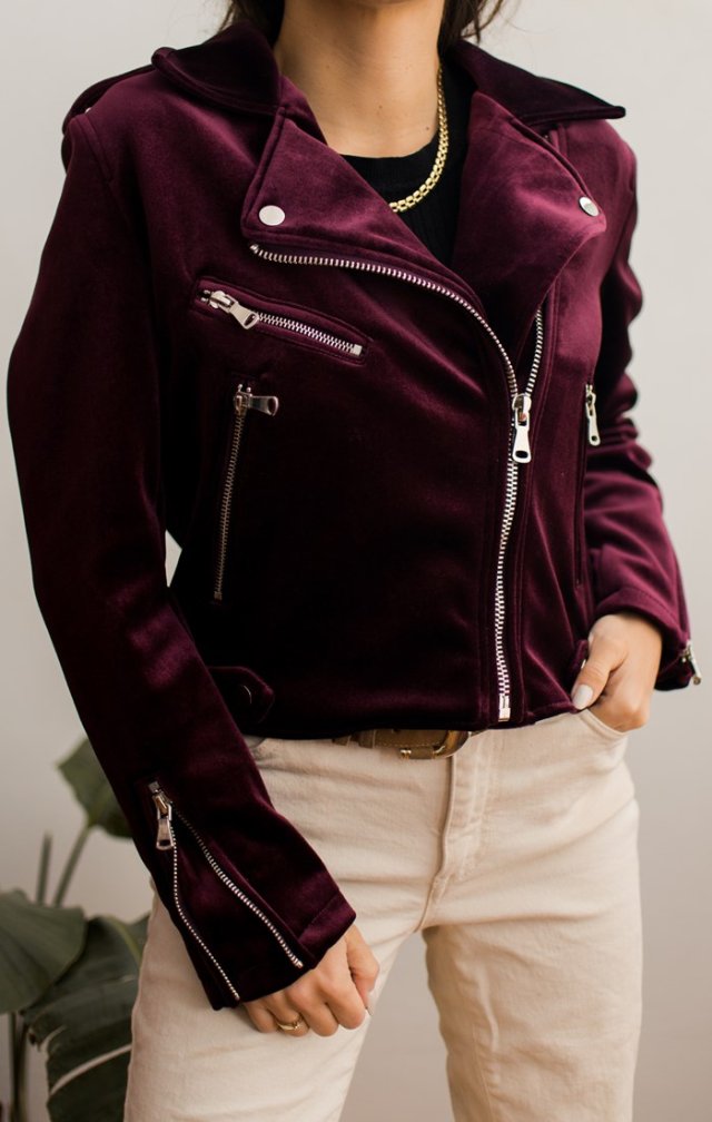 ramoneska aksamitna nowa XS