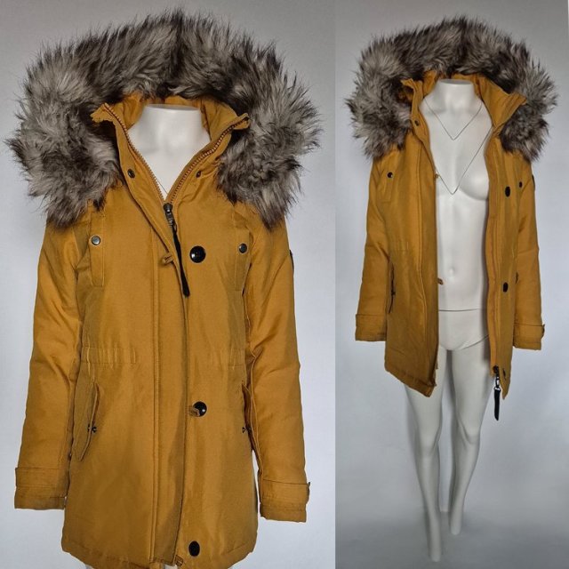 ONLY zimowa kurtka parka z kapturem ocieplana model IRIS 36 S Hu101