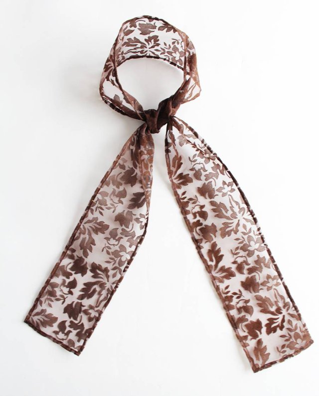 Kobiecy szal wąski szarfa subtelny