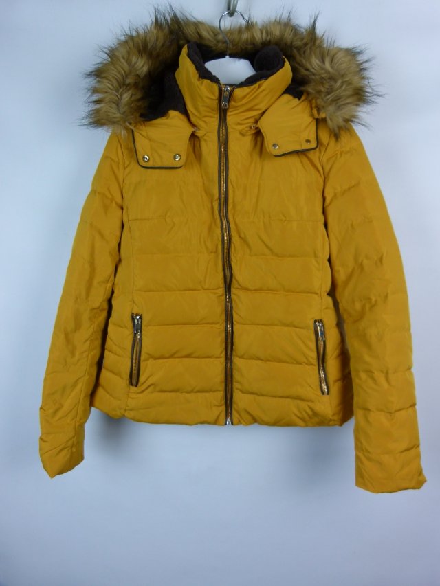 Zara ocieplana puchowa kurtka / L