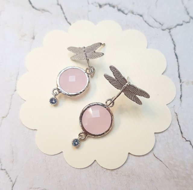 Kolczyki Pastel Dragonfly