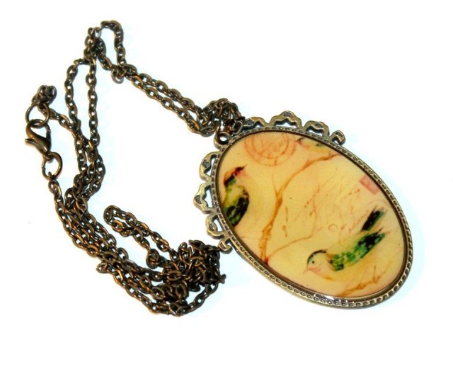 PTAKI stylizowany Wisior  wisiorek naszyjnik