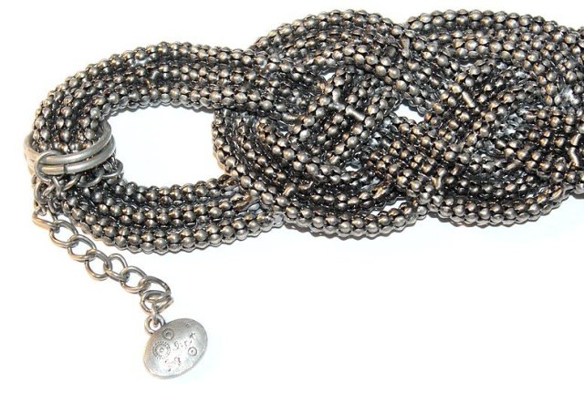 SZEROKA stylowa  BRANSOLETKA  bransoleta gothic BIG STAR