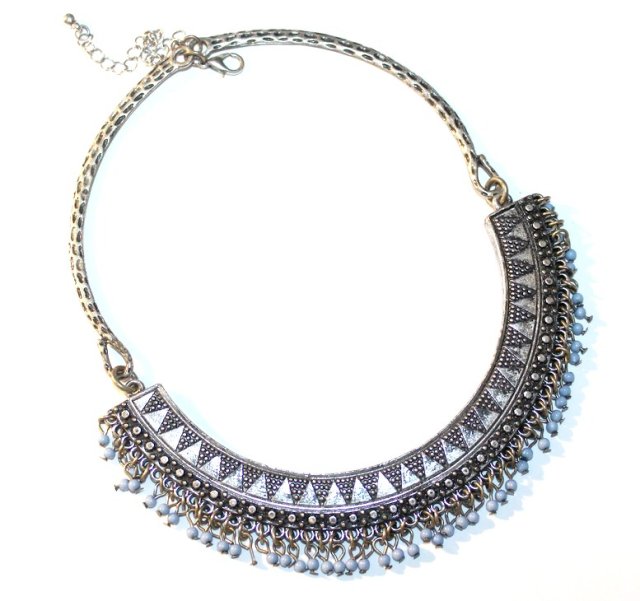 ORIENTALNA piękna  KOLIA wyjątkowa koraliki