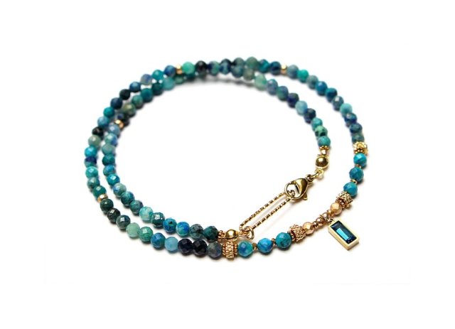 Chryzokola vol. 7 /choker/ 04.12.25 naszyjnik - Szlachetna kolekcja