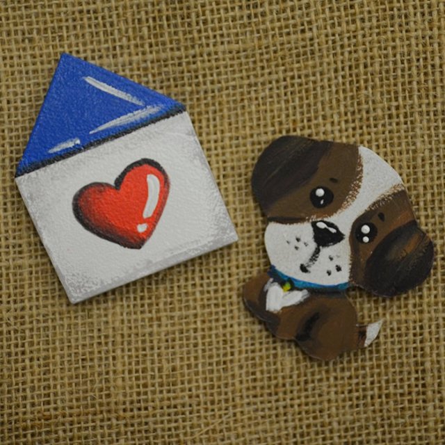 Magnesy ręcznie malowane