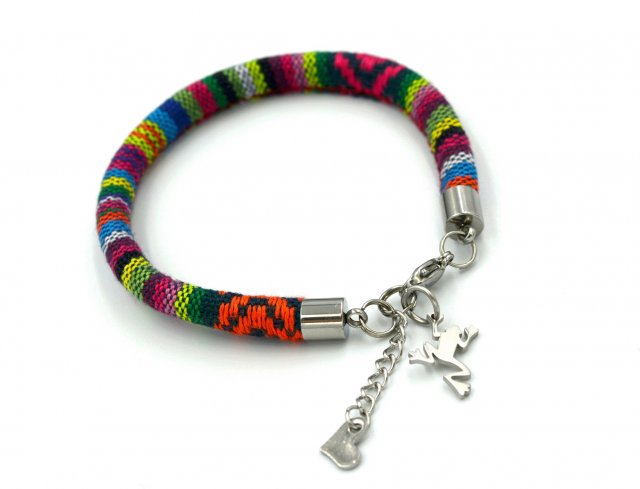 BRANSOLETKA BOHO MINIMAL FROG AZTEQEZ