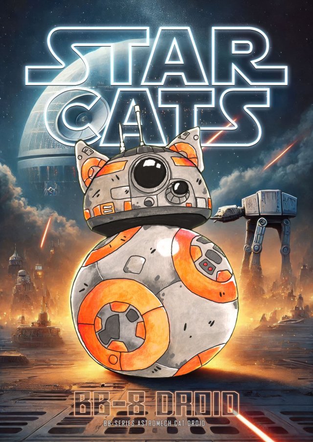 Plakat - KOT Gwiezdne Wojny - Format A2