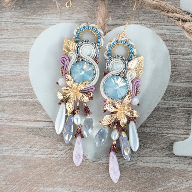 Kolczyki sutasz Winter Sunset