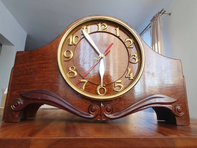 Zegar kominkowy vintage retro Vesna ZSSR stary radziecki zegarek