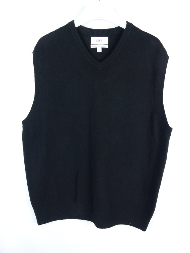 Marks & Spencer wełniana kamizelka wełna / XL