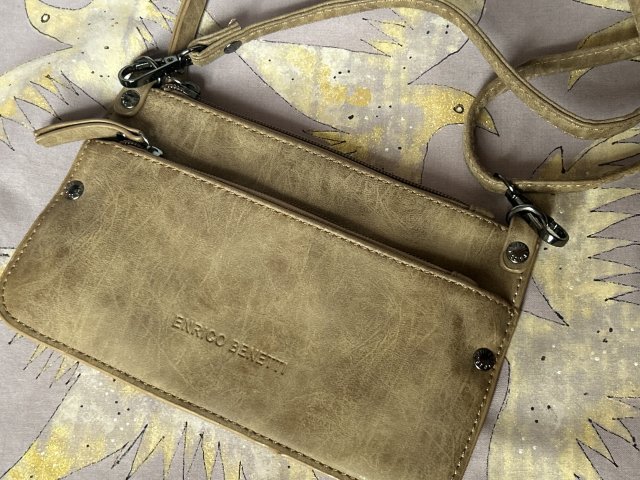 ENRICO BENETTI  torebka z długim odpinanym paskiem