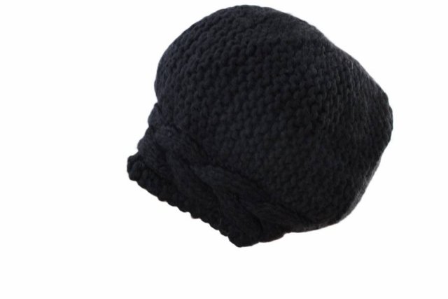 czapka przyjazna fryzurze czapka vintage czarna