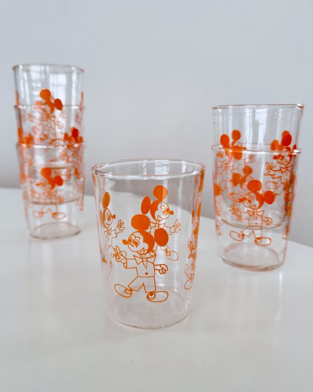 Zestaw szklanek z Myszką Miki