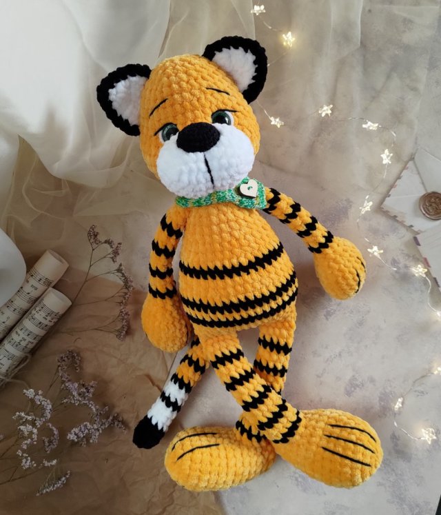 Maskotka tygrysek, Tygrys pluszowy, Prezent dla dziecka