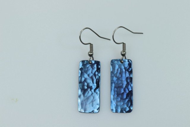 kolczyki tytanowe "prostokąt"