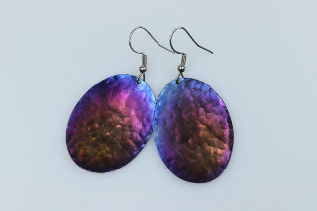 kolczyki tytanowe "ovo"