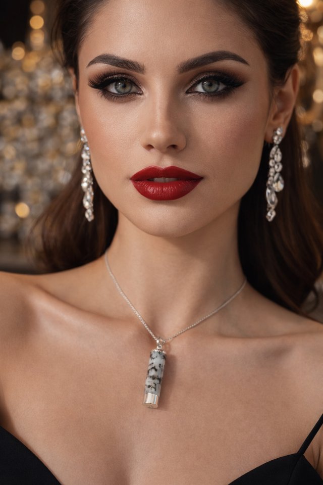 Wisiorek srebrny 925 z agatem mały wisiorek