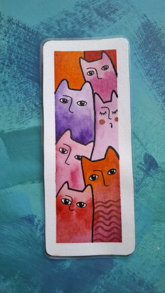 Zakładka do książki Kotki