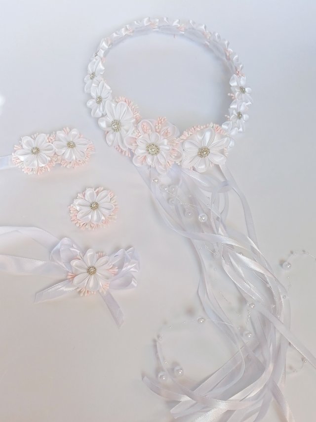 Wianek komunijny plus ozdoby