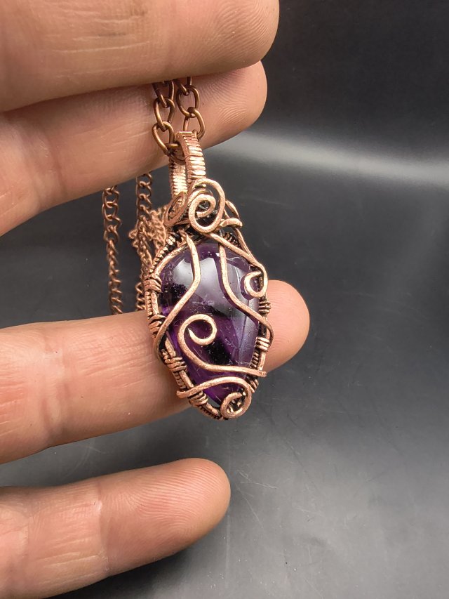 Ametyst Ground Wire Wrapping