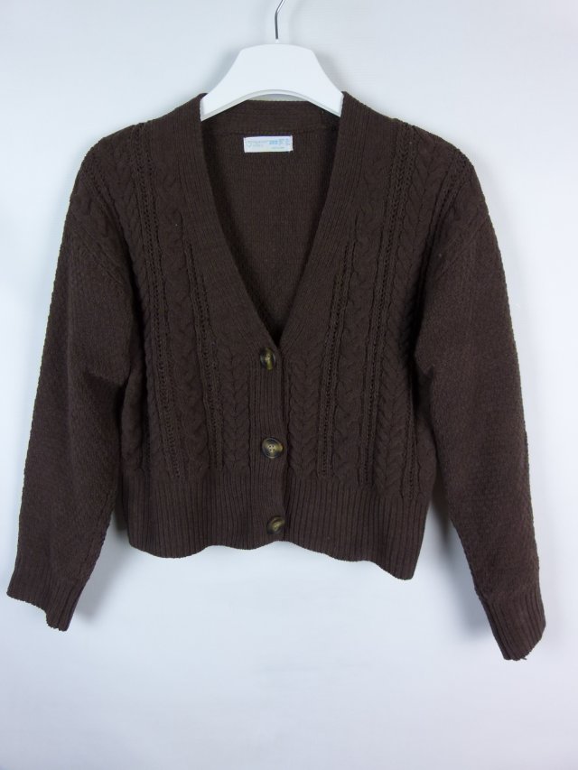 Primark Cares brązowy czekoladowy sweterek / 2XS