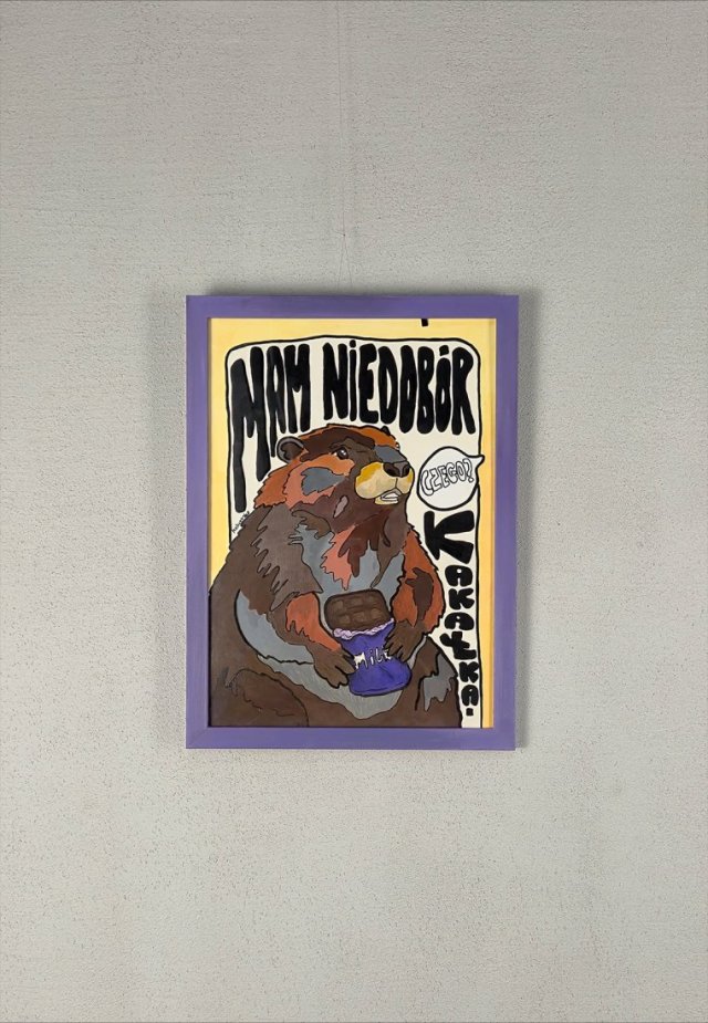 Obraz / grafika / plakat  - ŚWISTAK - "Niedobór Kakałka" - A4