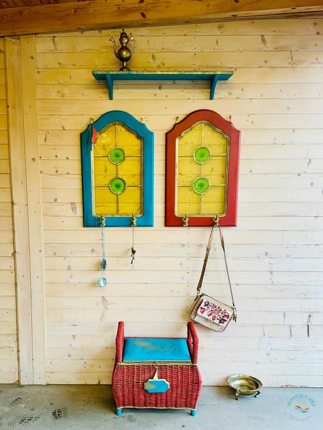 Unikatowe wieszaki do przedpokoju, sypialni, boho, półka GRATIS