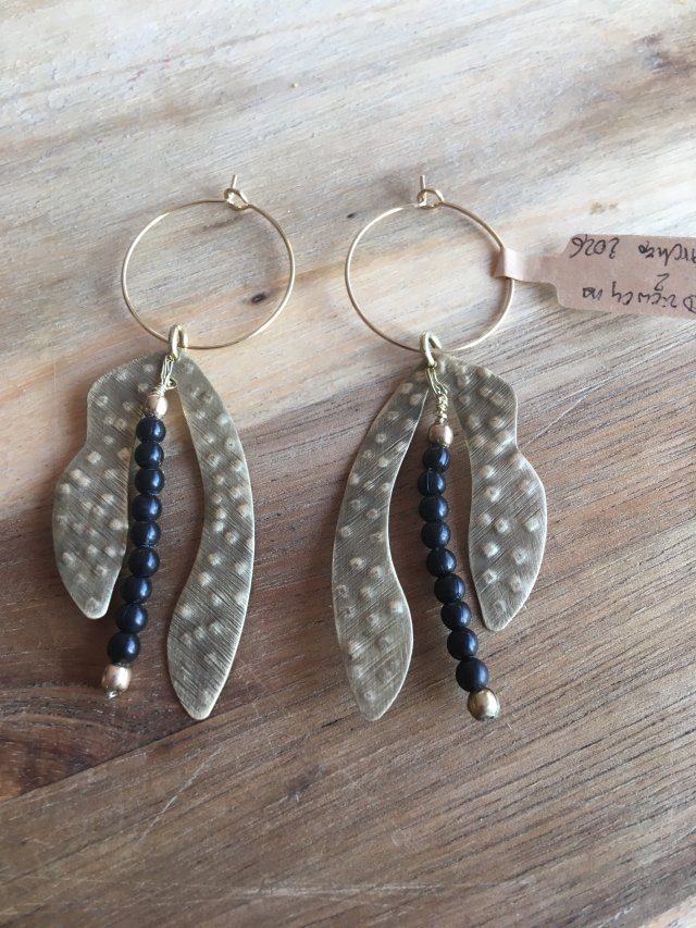 Kolczyki pąki kwiatów