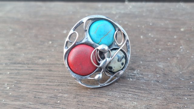 W kręgu - pierścionek regulowany