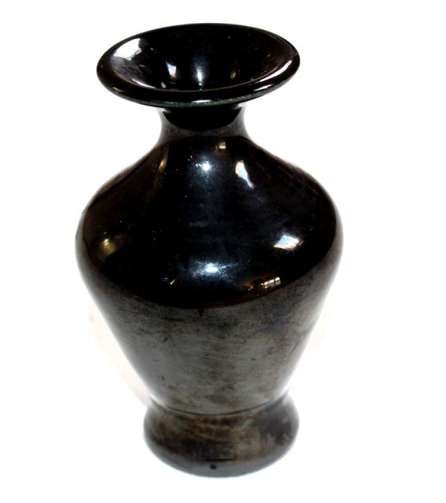 CZARNY gustowny mini  wazonik