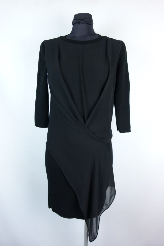 Allsaints wełniana sukienka mini wełna / S