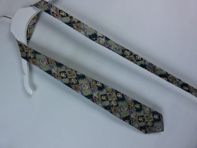 Rene Chagal jedwabny krawat silk jedwab