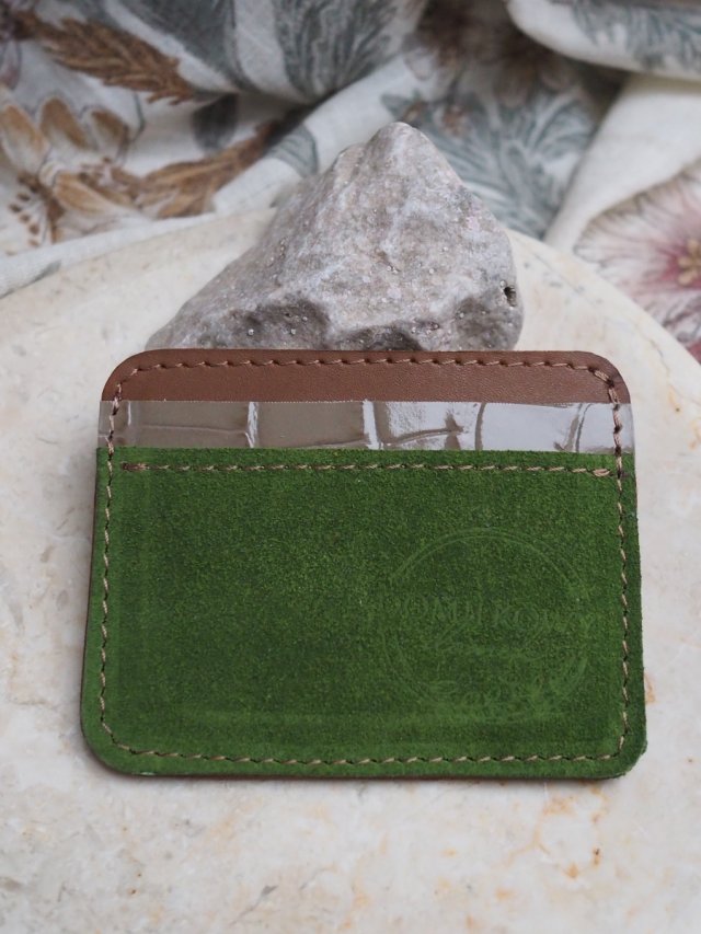Skórzany CARDHOLDER | etui na karty i dokumenty | Domilkowy Domek