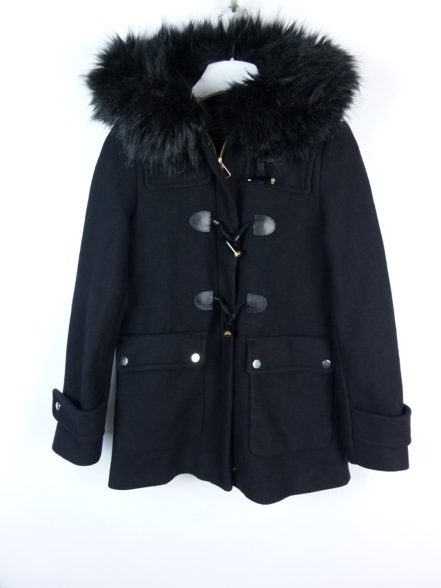 Zara kurtka parka z kapturem / S